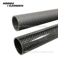OEM Roll Wrapped Glossy Carbon Fiber Tube